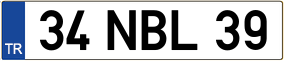 Truck License Plate